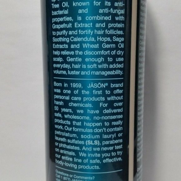 4 Jason Normalizing Tea Tree Treatment Shampoo - Picture 5 of 11